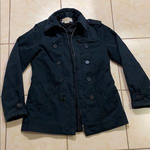 Michael kors black trench coat